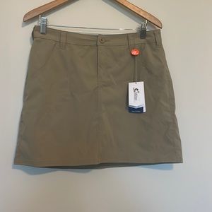 Bass Pro Shops Worldwide Sportsman Timber Wolf fishing outdoor skort sz 8 NWT